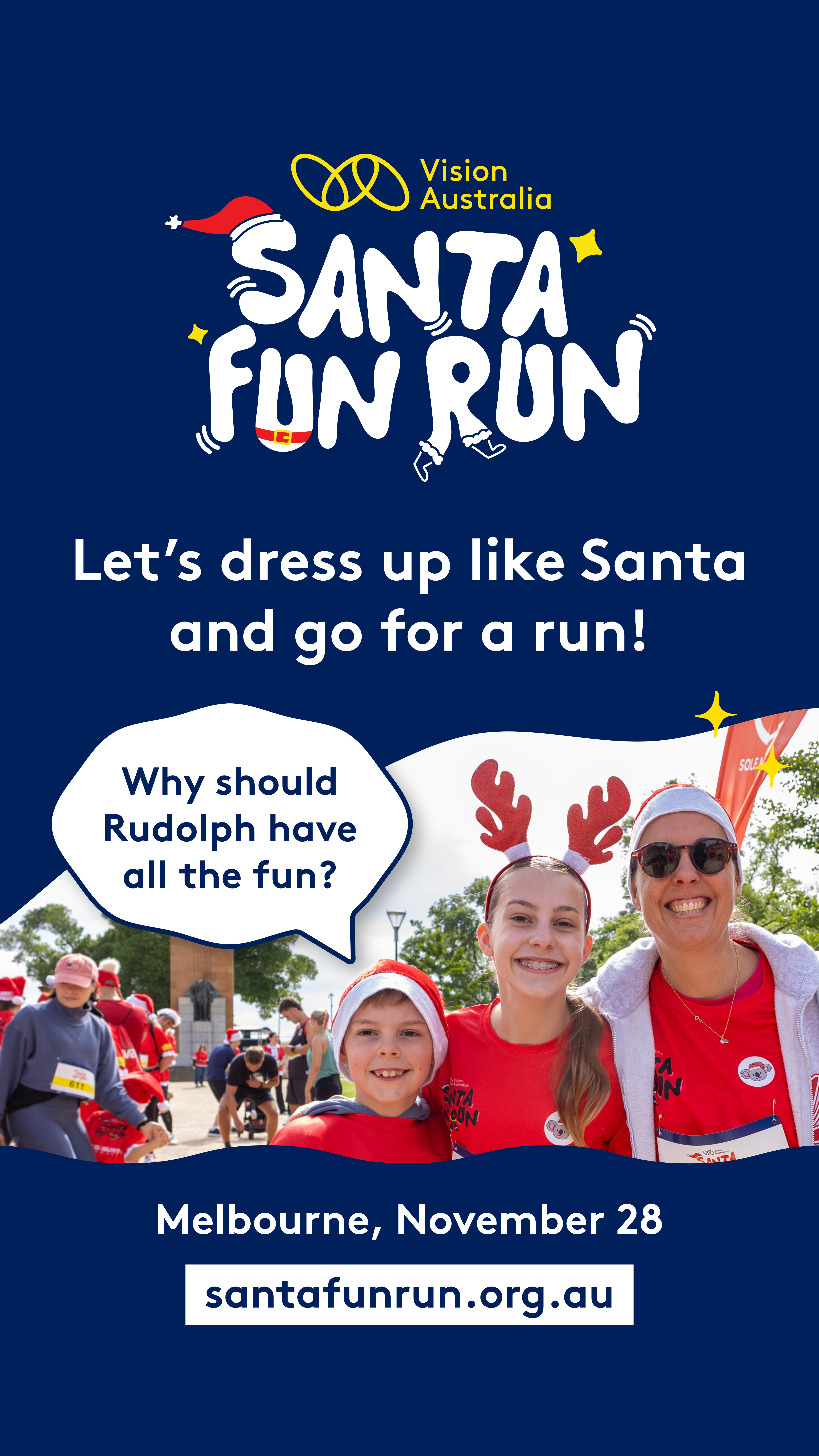 Santa Fun Run Social story - Dress up like Santa
