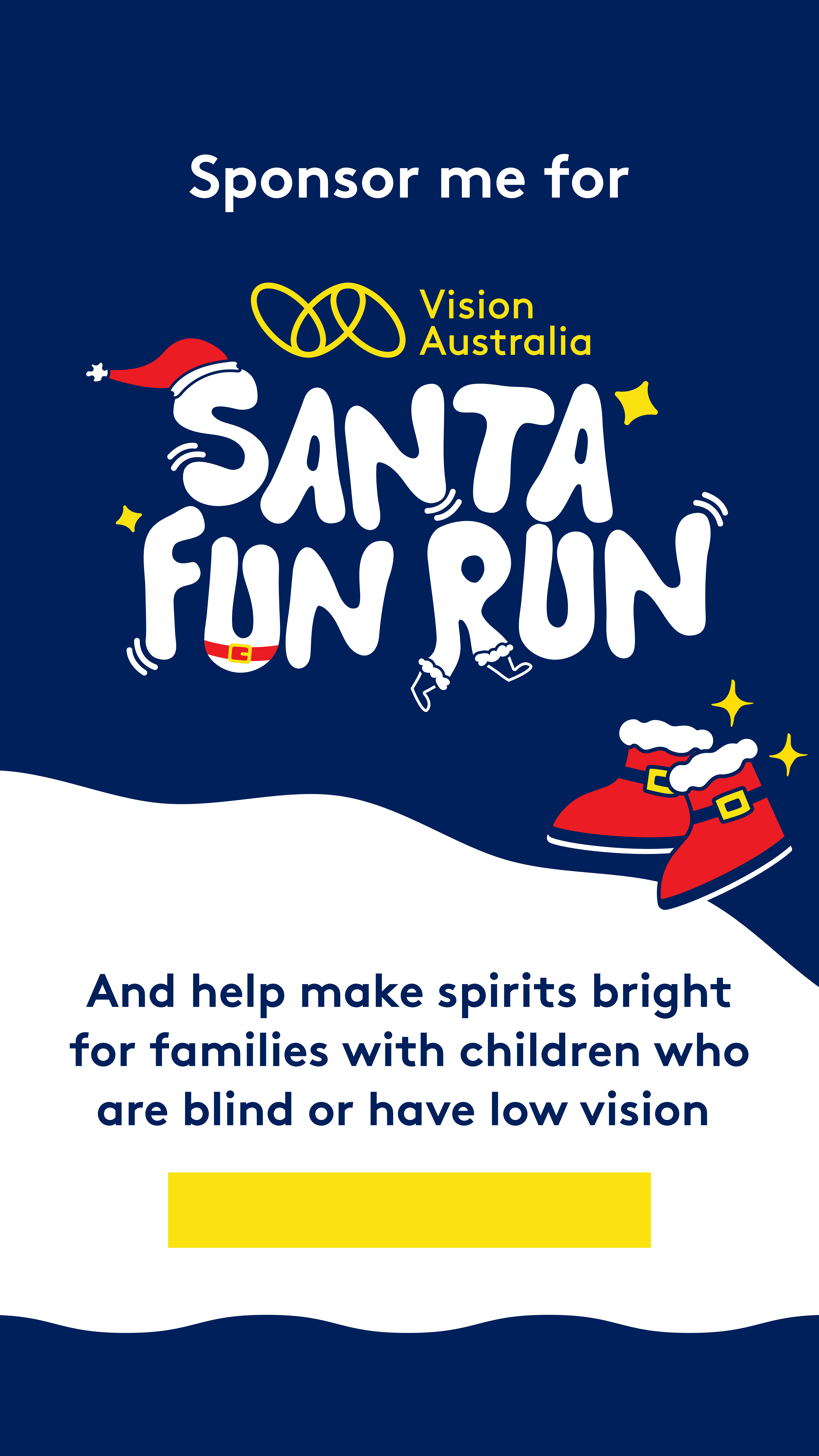 Santa Fun Run Social story - Sponsor me