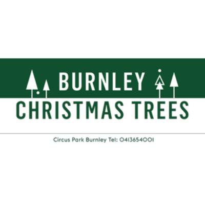 Burnley Christmas Trees logo. CIrcus Park Burneley Tel: 0413654001