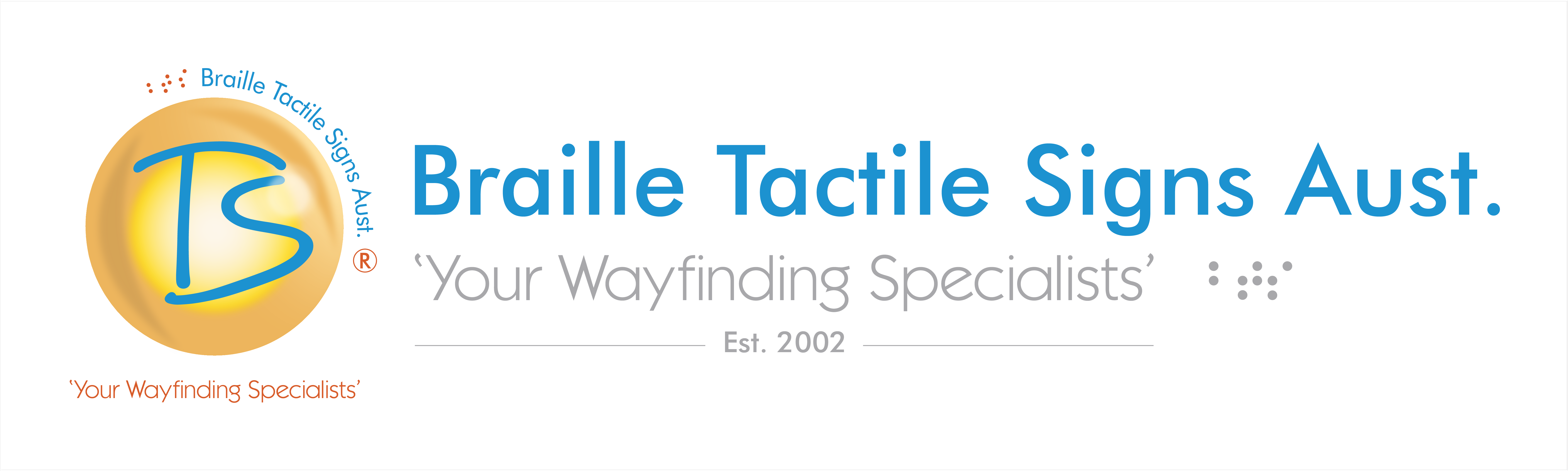 Logo Braille Tactile Signs Australia