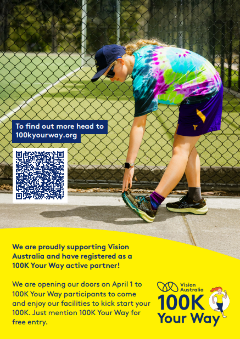 2026 100K Your Way Active Partners Poster
